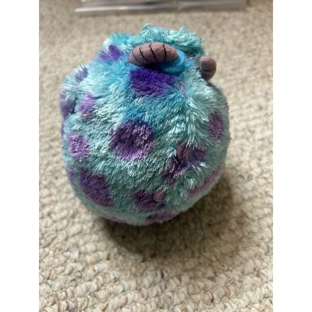 Ty‎ Beanie Ballz Sulley Monsters Inc Disney Pixar Blue Purple Plush 4 Inch 2013